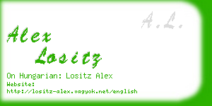 alex lositz business card